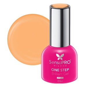 Oja Semipermanenta One Step Brilliant Gel SensoPRO Milano 8ml, Orange Berry #118