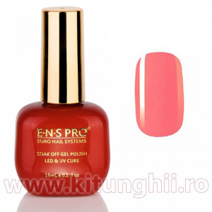 Oja Semipermanenta Soak Off ENS PRO Germania 15ml - #139 Peach Pink