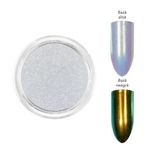 Pigment Unghii Glass Glaze LUXORISE - Aurora Pearl