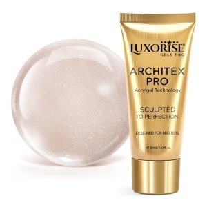 Polygel LUXORISE ARCHITEX PRO - Divine Sheen Collection, Moonlight Glow, 30ml