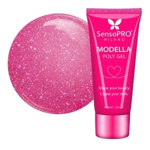 Polygel MODELLA SensoPRO Milano - Fuchsia Luxe, 30ml