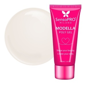 Polygel MODELLA SensoPRO Milano - Peach Cream, 50ml