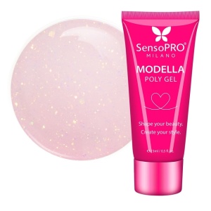 Polygel MODELLA SensoPRO Milano - Rosé Veil, 15ml