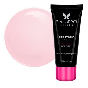 Polygel PRESTIGIO SensoPRO Milano - Rosy Wonder, 15ml