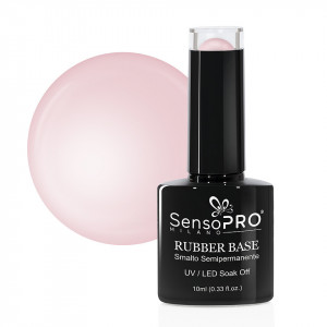 Rubber Base Gel SensoPRO Milano 10ml, #55-1 Pale Pink