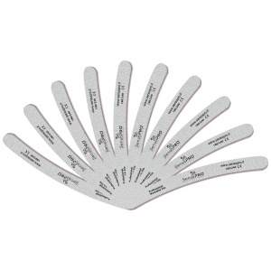 Set 10 pile unghii Banana granulatia 180/240 - SensoPRO Milano