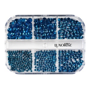 Strasuri Unghii LUXORISE Delirious Sapphire, 6 modele
