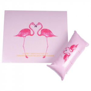 Suport Mana + Protectie Masa Manichiura Express Nails, Flamingo