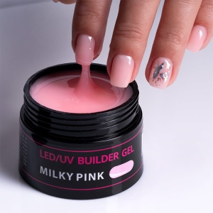 Gel Camuflaj Unghii SensoPRO Milano - Milky Pink, 30ml - Img 4