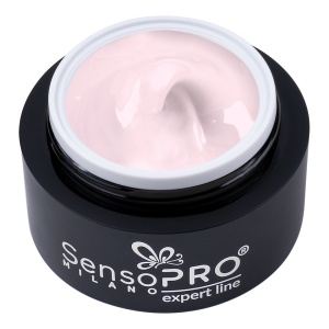 Gel Constructie Unghii Expert Line SensoPRO Milano 15ml, Milky Pink