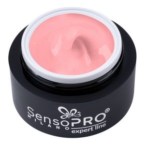 Gel Constructie Unghii Expert Line SensoPRO Milano 30ml, Shimmer Rose Petals