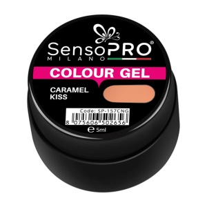Gel UV Colorat SensoPRO Milano Caramel Kiss, 5ml - Img 2