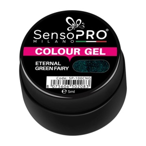 Gel UV Colorat SensoPRO Milano, Eternal Green, Fairy 5ml - Img 2