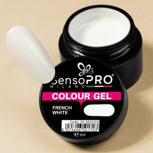Gel UV Colorat SensoPRO Milano French White, 5ml - Img 3