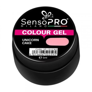 Gel UV Colorat SensoPRO Milano Unicorn Cake, 5ml - Img 2