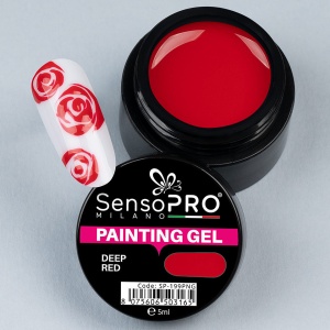 Gel UV Pictura Unghii SensoPRO Milano, Deep Red 5ml - Img 3