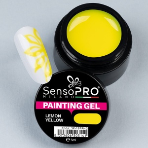 Gel UV Pictura Unghii SensoPRO Milano, Lemon Yellow 5ml - Img 3