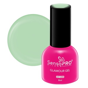 Oja Semipermanenta Glamour Gel SensoPRO Milano, 40 Sweet Mint, 8ml