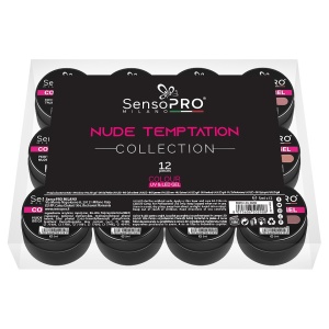 Set 12 Geluri UV Colorate SensoPRO Milano, Nude Temptation Collection - Img 4