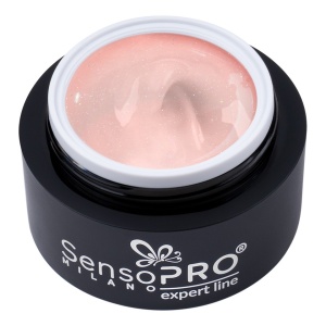 Gel Constructie Unghii Expert Line SensoPRO Milano 15ml - Coral Glimmer
