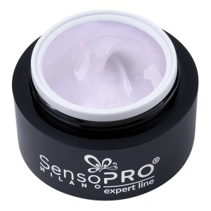 Gel Constructie Unghii Expert Line SensoPRO Milano 15ml - Milky Shine
