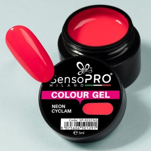 Gel UV Colorat SensoPRO Milano Neon Cyclam, 5ml - Img 3