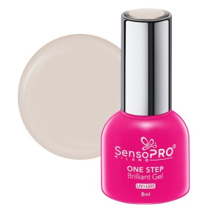 Oja Semipermanenta One Step Brilliant Gel SensoPRO Milano, 41 Beach Walk, 8ml