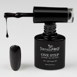 Oja Semipermanenta One Step SensoPRO Milano #044 Mysterious Black, 10ml - Img 2