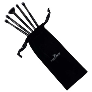 Pensule Machiaj SensoPRO Milano Travel Black, Set 5 + Cadou - Img 3