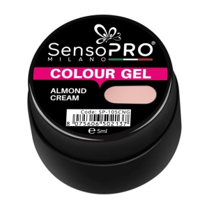 Gel UV Colorat SensoPRO Milano Almond Cream, 5ml - Img 2