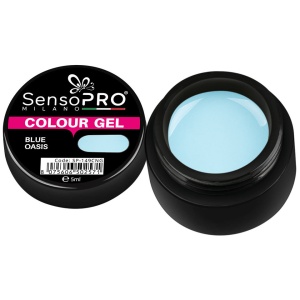 Gel UV Colorat SensoPRO Milano Blue Oasis, 5ml