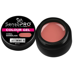 Gel UV Colorat SensoPRO Milano Coral Marmalade, 5ml