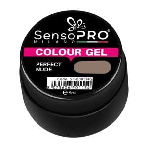 Gel UV Colorat SensoPRO Milano Perfect Nude, 5ml - Img 2