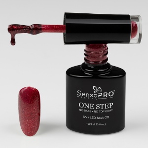 Oja Semipermanenta One Step SensoPRO Milano #021 Tifanny Red, 10ml - Img 2