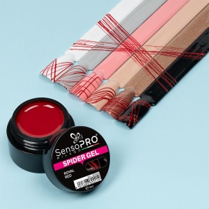 Spider Gel Royal Red, 5 ml - SensoPRO Milano - Img 4