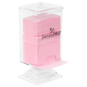 Suport servetele unghii SensoPRO Milano cu picior, Clear - Img 2