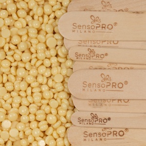 Ceara Epilat Elastica Granule SensoPRO Milano White Chocolate, 500g - Img 3
