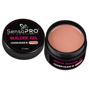 Gel Camuflaj Unghii SensoPRO Milano - Cover Nude III, 30ml - Img 1