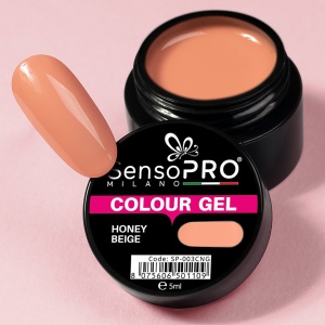 Gel UV Colorat SensoPRO Milano Honey Beige, 5ml - Img 3