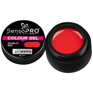 Gel UV Colorat SensoPRO Milano Scarlet Red, 5ml