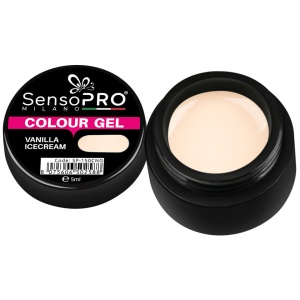 Gel UV Colorat SensoPRO Milano Vanilla Icecream, 5ml