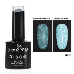 Oja Semipermanenta Disco Best Night #06, SensoPRO Milano 10ml - Img 3