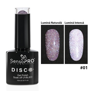 Oja Semipermanenta Disco Everybody Dance #01, SensoPRO Milano 10ml - Img 3