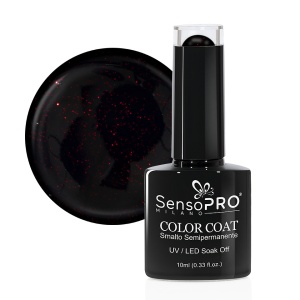 Oja Semipermanenta SensoPRO Milano, 054 Red Stained Abyss, 10ml