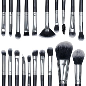Pensule Machiaj SensoPRO Milano Black Silver, Set 20 + Borseta Cadou - Img 4
