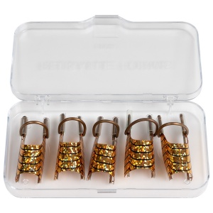 Sabloane Unghii Reutilizabile SensoPRO Milano Set 5 buc, Gold - Img 3