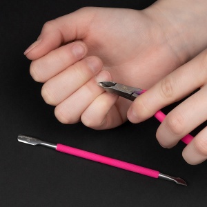 Set Manichiura / Pedichiura Cleste Unghii si Instrument Cuticule SensoPRO Milano, Pink - Img 2