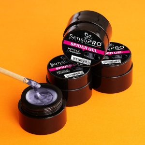 Spider Gel Metallic Lavender, 5 ml - SensoPRO - Img 6