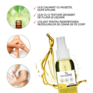 Ulei dupa Epilare cu Musetel SensoPRO Milano - 100ml - Img 4