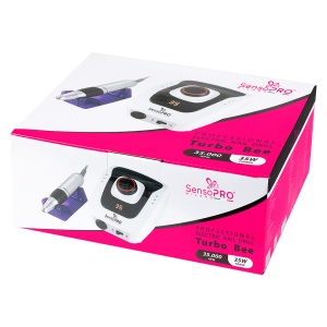Freza unghii profesionala Turbo Bee 35.000 RPM - SensoPRO Milano, Pink - Img 2